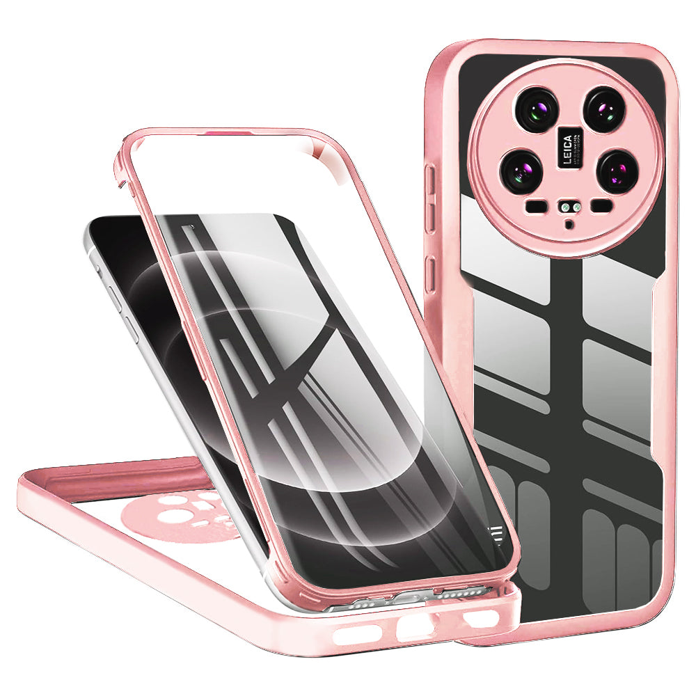 Folie de protectie Techsuit ColorVerse 360 Series + compatibil cu Xiaomi 14 Ultra, Roz