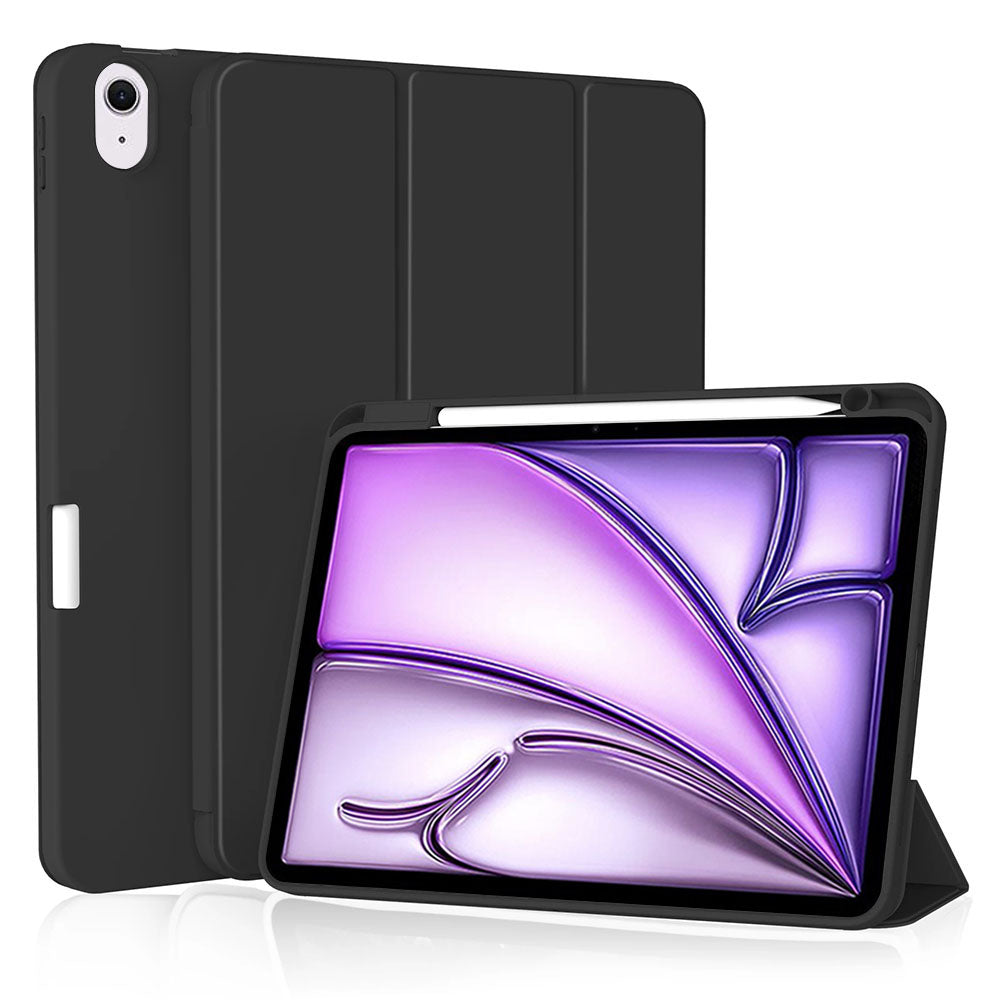Husa de protectie tableta Techsuit Flex Trifold (with Pencil Holder) compatibil cu iPad Air 11 (2024) / Air 11 (2025) / Air 11 (2026), Negru