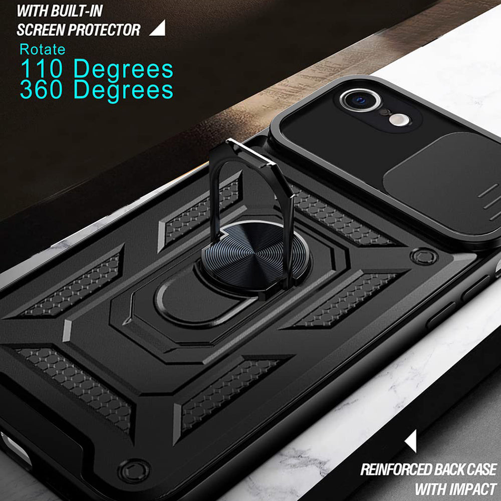 Husa de protectie Techsuit CamShield Series compatibil cu iPhone 16e / iPhone 17e, Albastru