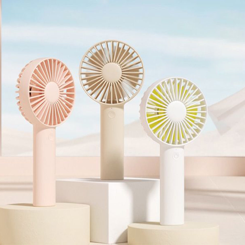 JisuLife Premium Handheld Fan Life1 Plus (FA21), Portable, Type-C, 3 Speeds, 2000mAh, Alb