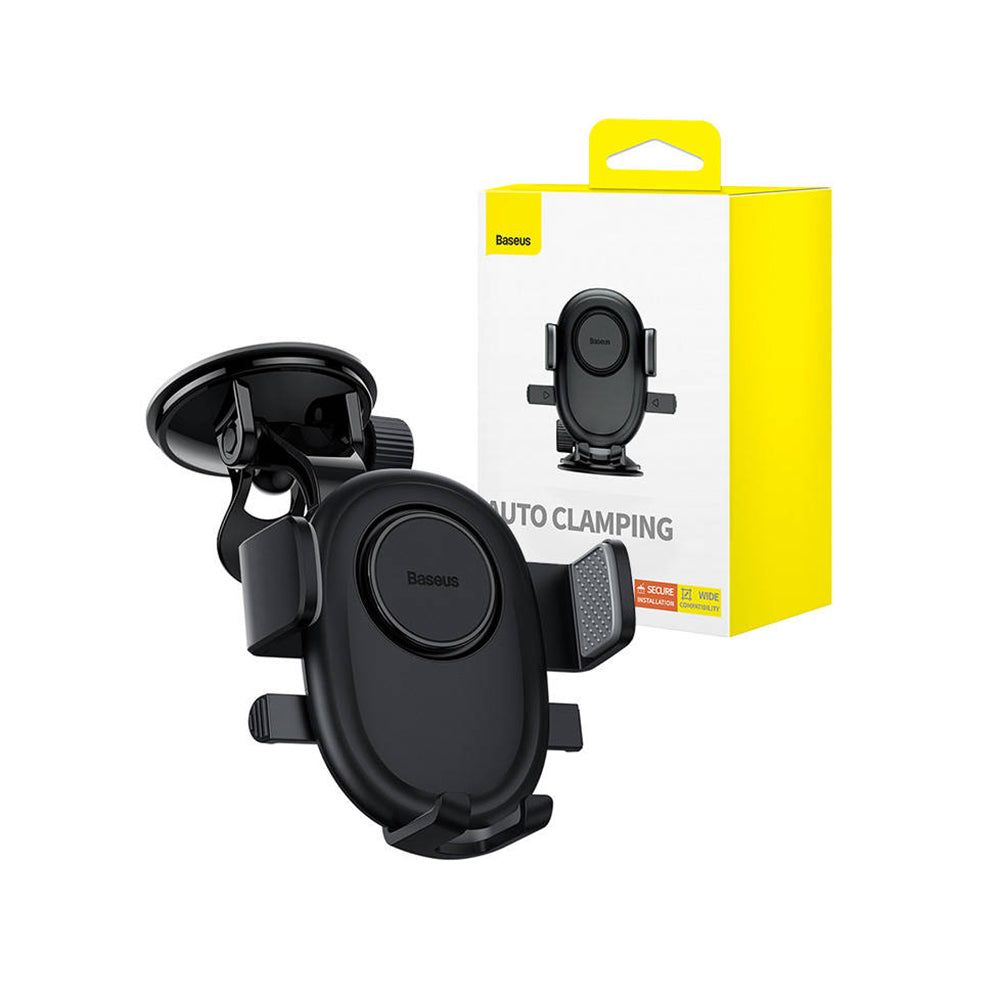 Suport Baseus UltraControl Lite Series (C40351700111-00), Suction Cup Mounting Base, for 7.2inch Max, Cluster Black