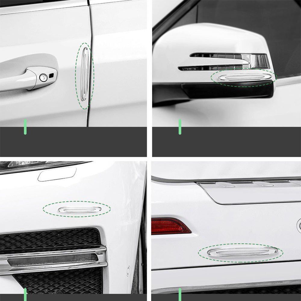 Gadget Baseus (set de 4) Airbag Bumper Strip (CRFZT-A02), TPU, for Car Door Protection, Transparent