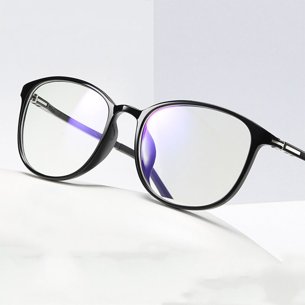 Techsuit Anti-Blue Light Glasses Reflex PC (F2822), Round, Nisipiu Black