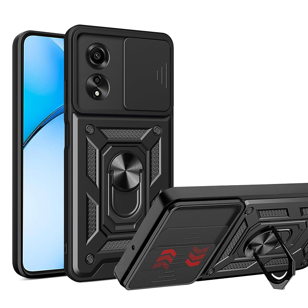 Husa de protectie Techsuit CamShield Series compatibil cu Oppo A60 4G, Negru