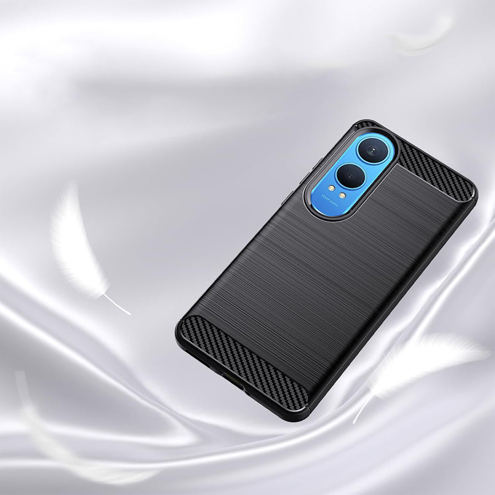 Husa de protectie Techsuit Carbon Silicone compatibil cu OnePlus Nord CE4 Lite, Negru