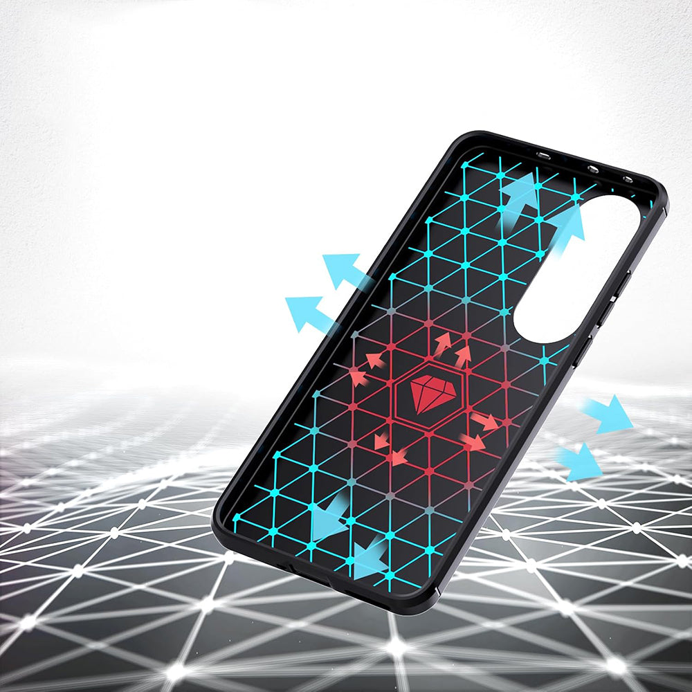 Husa de protectie Techsuit Carbon Silicone compatibil cu OnePlus Nord CE4 Lite, Negru