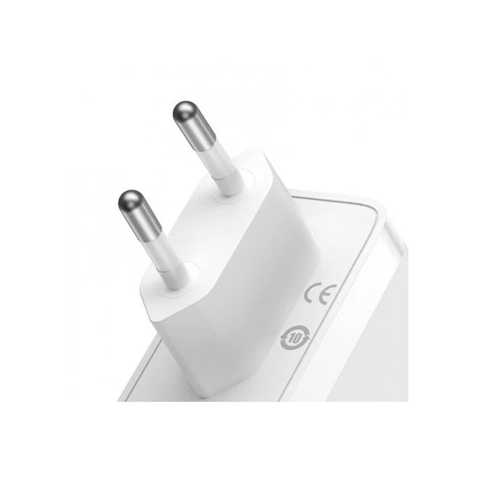 Incarcator Baseus GaN5 Pro (CCGP100202), Type-C Cable Included, Fast Charge, 2xType-C, USB, 140W, 1m, Alb