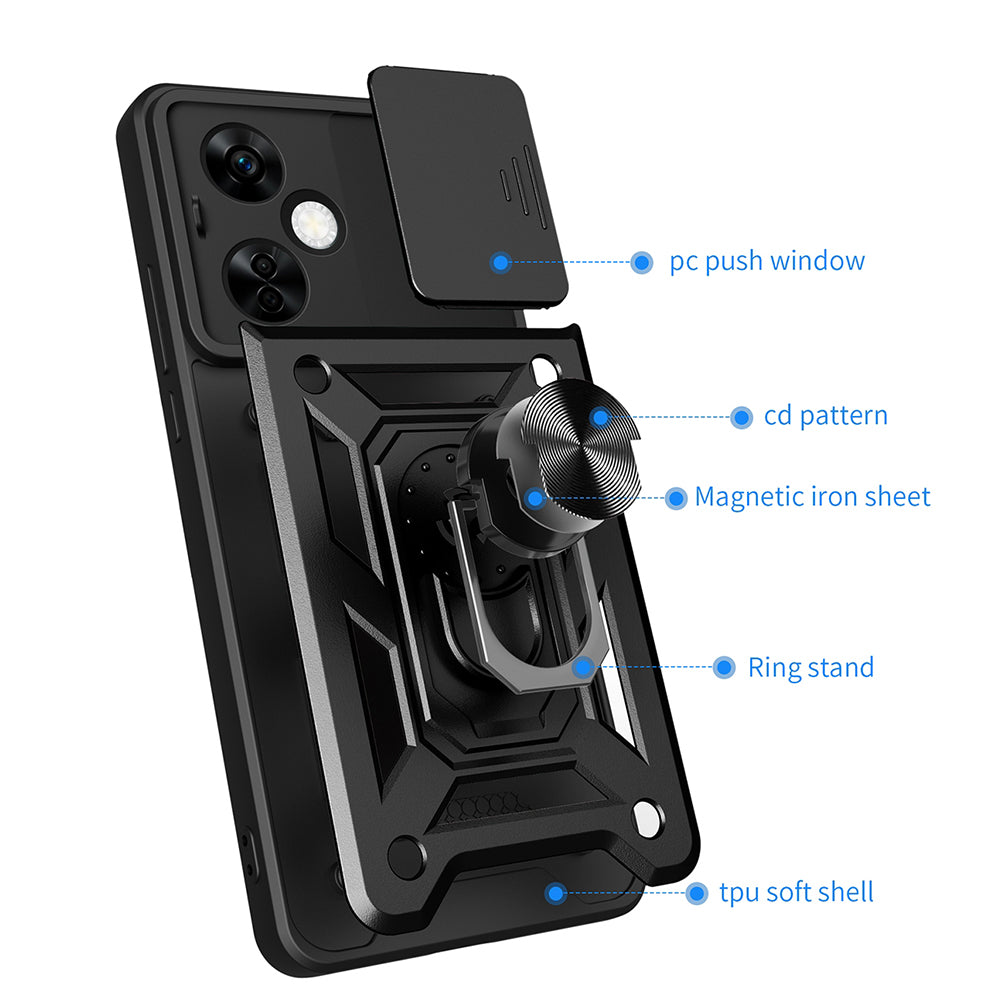 Husa de protectie Techsuit CamShield Series compatibil cu OnePlus Nord CE4 Lite, Roz Auriu