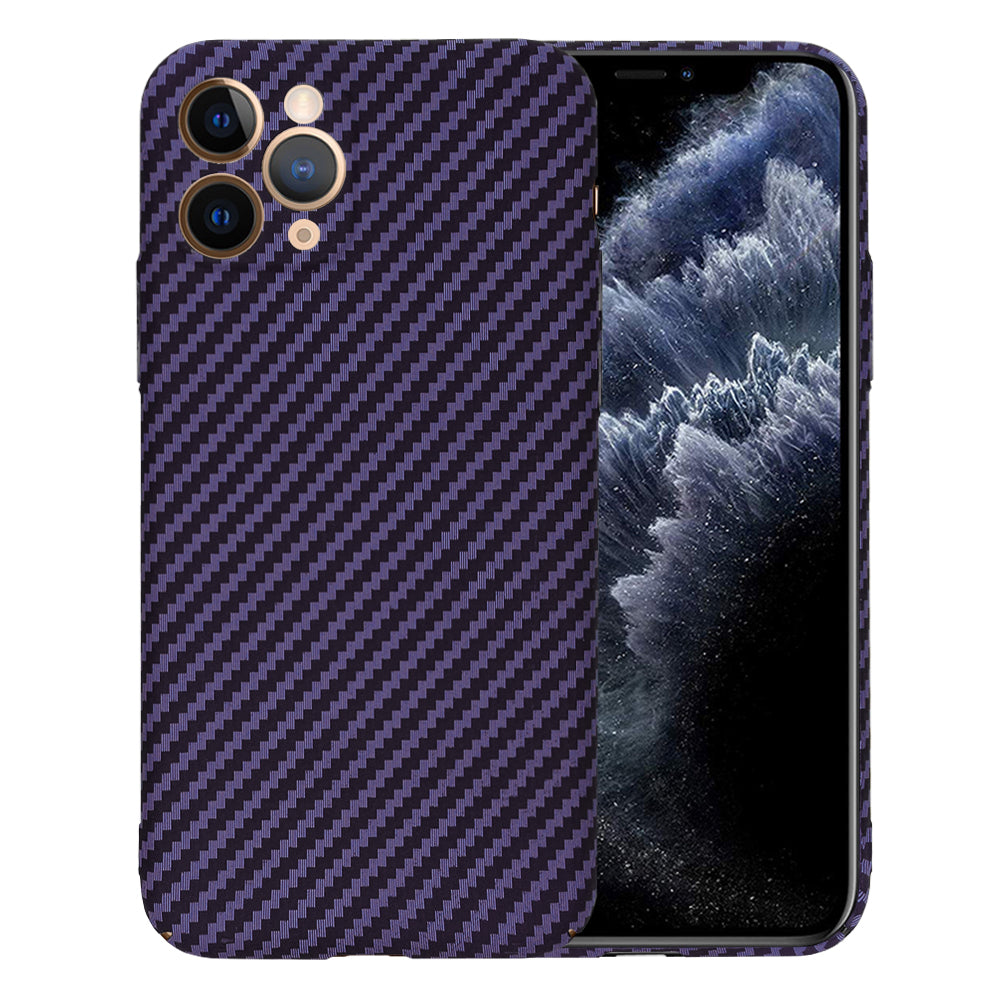 Husa de protectie Techsuit Carbonite FiberShell compatibil cu iPhone 11 Pro, Mov