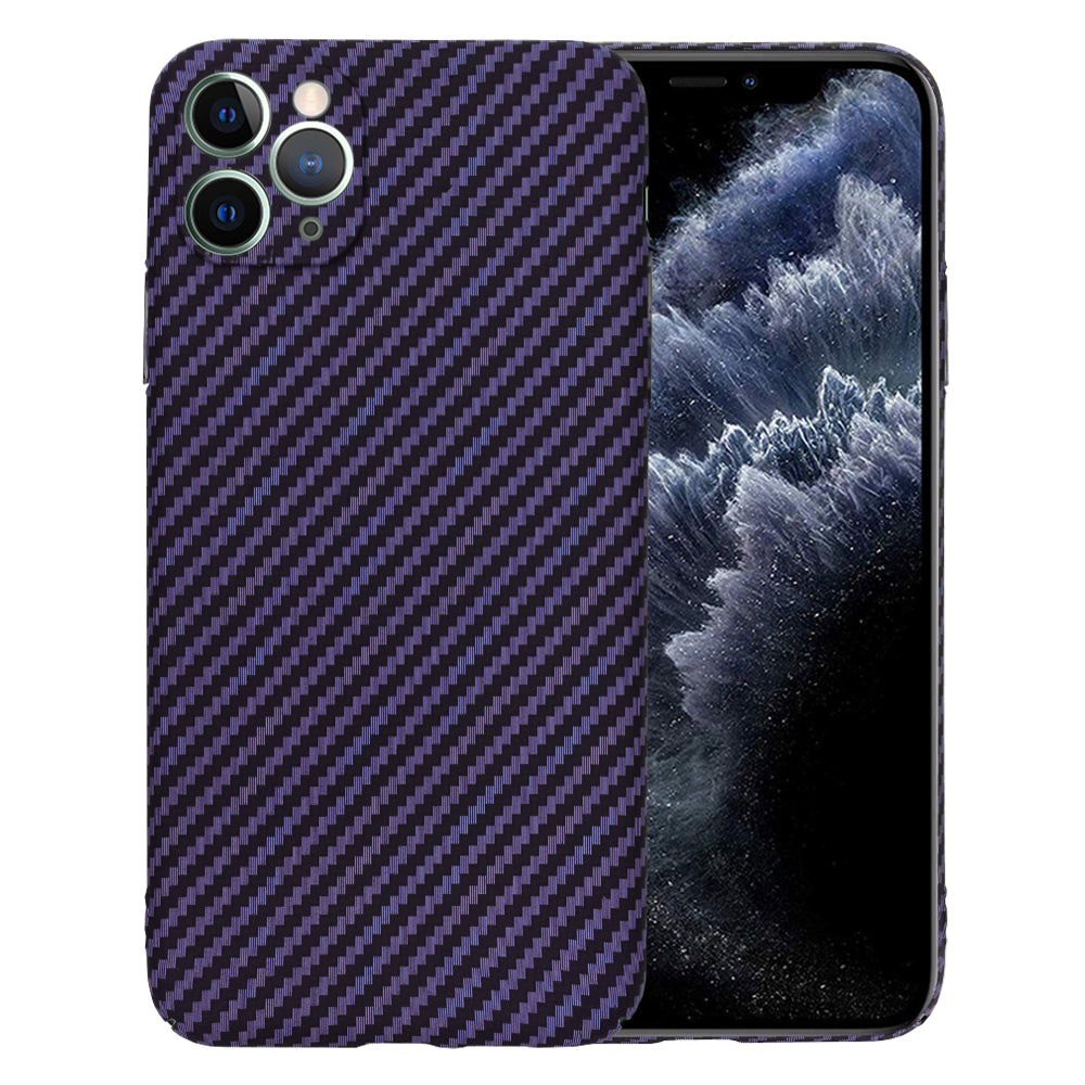 Husa de protectie Techsuit Carbonite FiberShell compatibil cu iPhone 11 Pro Max, Mov