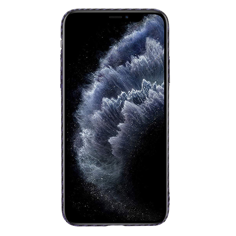 Husa de protectie Techsuit Carbonite FiberShell compatibil cu iPhone 11 Pro Max, Mov