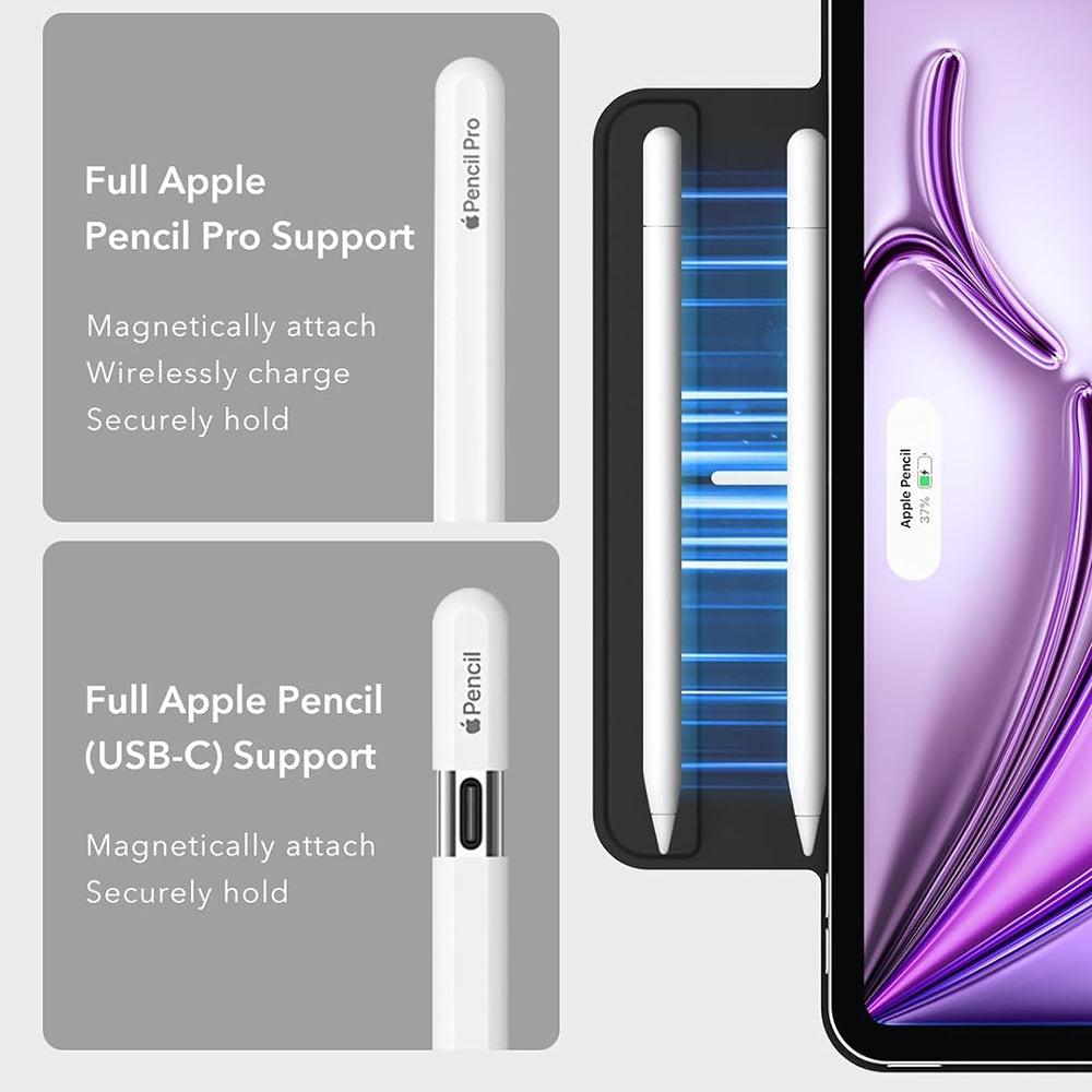 Husa de protectie tableta ESR Rebound Magnetic compatibil cu iPad Pro 12.9 (2020/2021/2022) / Air 13 (2024) / Air 13 (2025) / Air 13 (2026), Negru