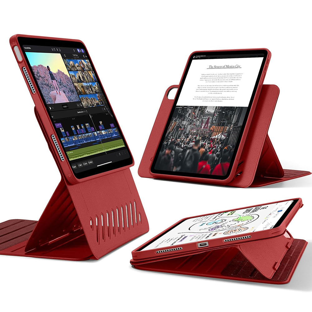 Husa de protectie tableta ESR Shift Magnetic compatibil cu iPad Air 13 (2024) / Air 13 (2025) / Air 13 (2026), Rosu