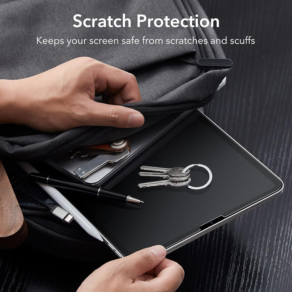 Husa de protectie tableta ESR Paper-Feel (set de 2) compatibil cu iPad Pro 12.9 (2018 / 2020 / 2021 / 2022), Transparent Mat