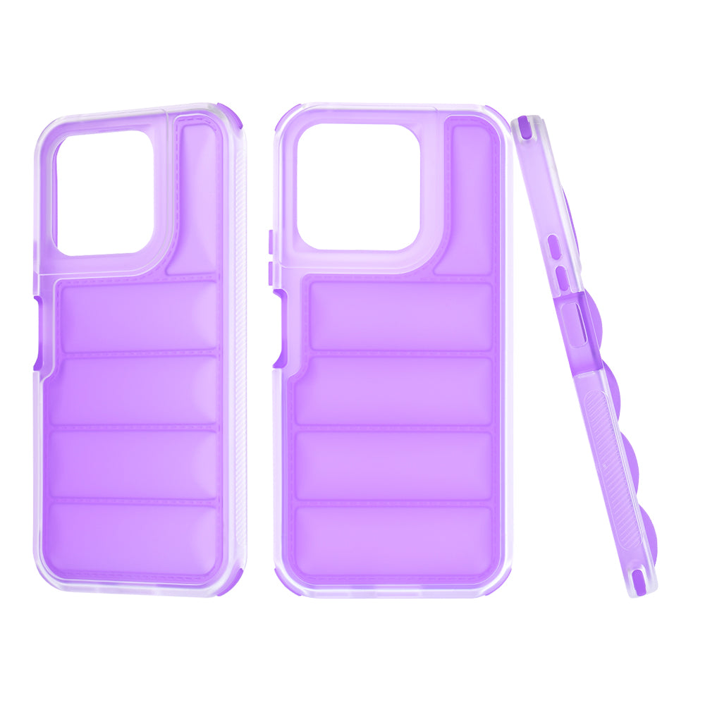 Husa de protectie Techsuit Wave Shield compatibil cu Honor X8b, Violet