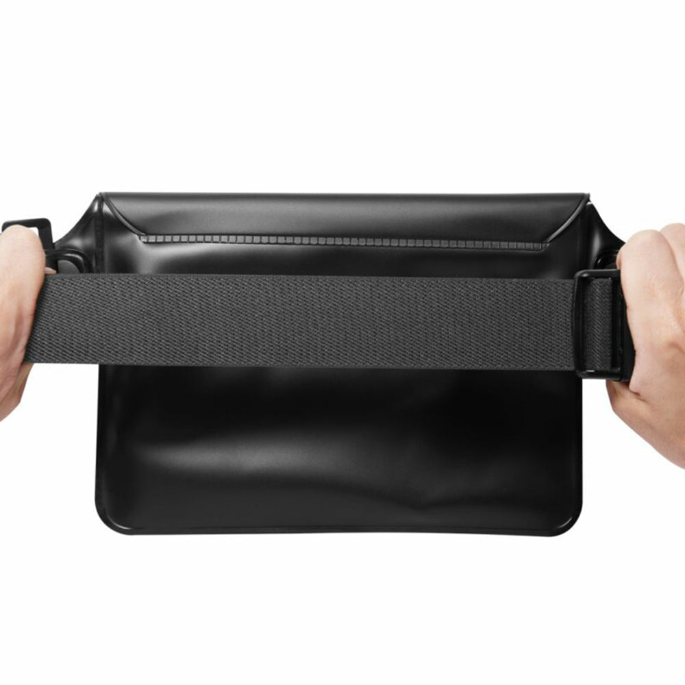 Spigen Waterproof Pouch A620 (AMP04532), Universal Waist Bag for Accessories, Negru