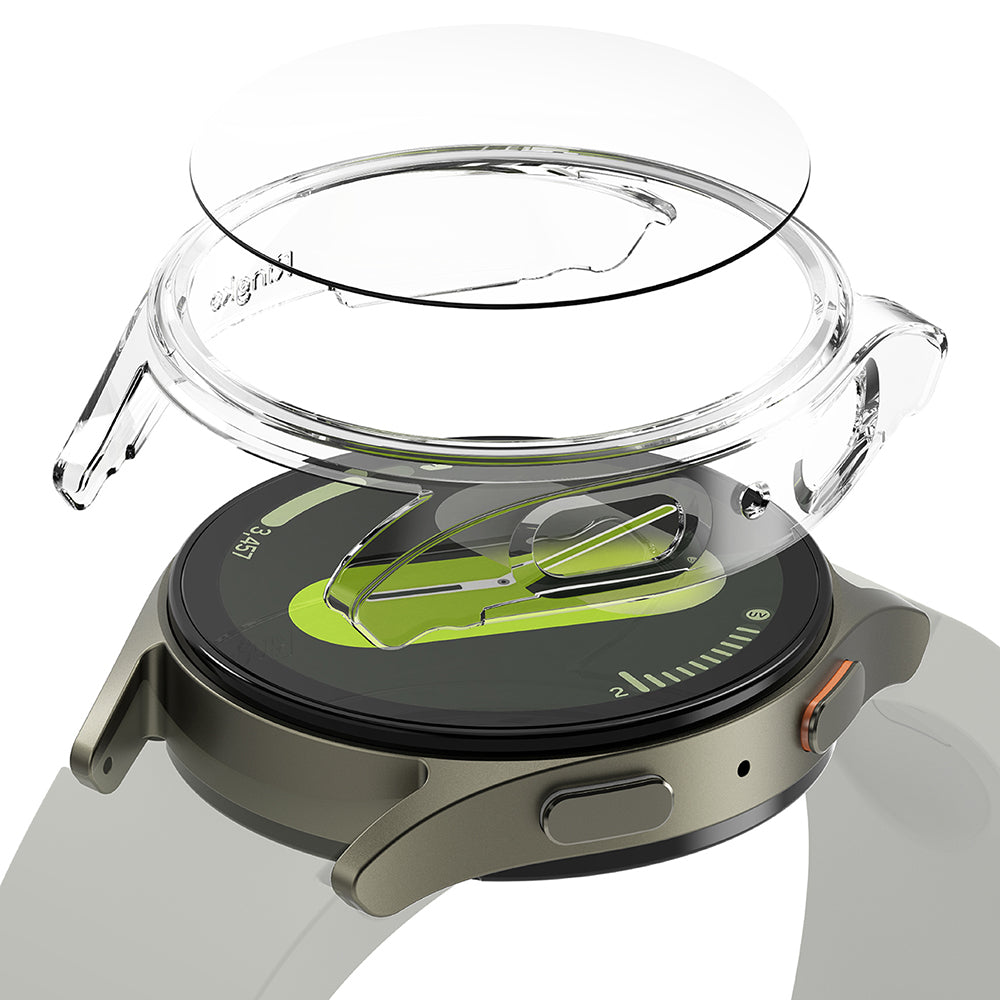 Folie de protectie smartwatch Ringke Slim + Screen Protector compatibil cu Samsung Galaxy Watch7 44mm, Transparent