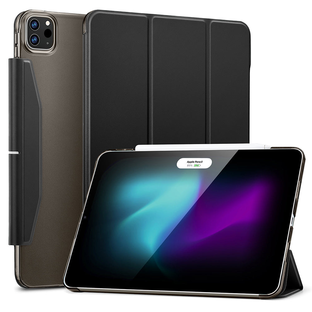 Husa de protectie tableta ESR Ascend Trifold compatibil cu iPad Pro 13 (2024) / iPad Pro 13 (2025), Negru Mat
