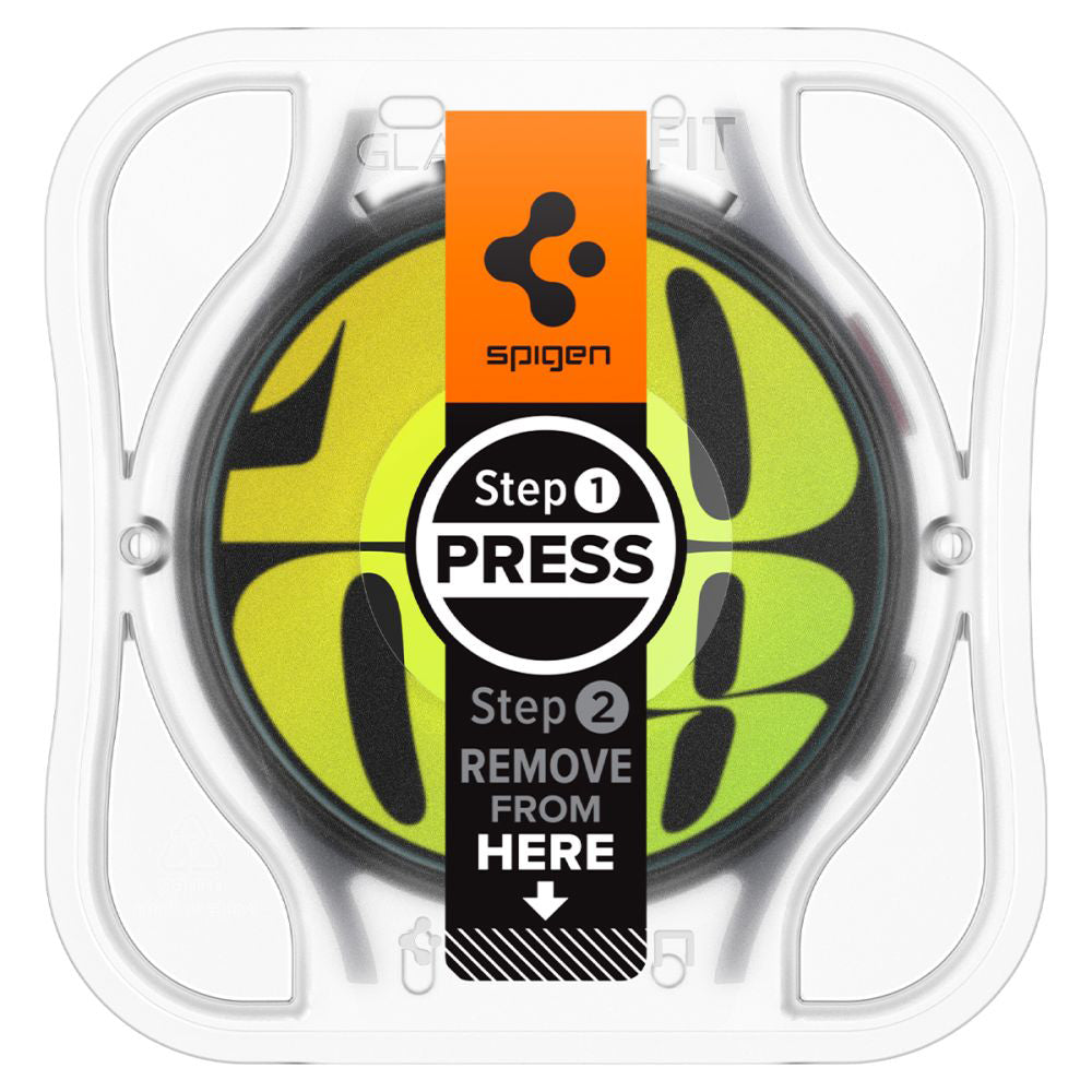 Accesoriu smartwatch Spigen (set de 2) Glas.tR EZ Fit (AGL08493) compatibil cu Samsung Galaxy Watch7 44mm, Transparent