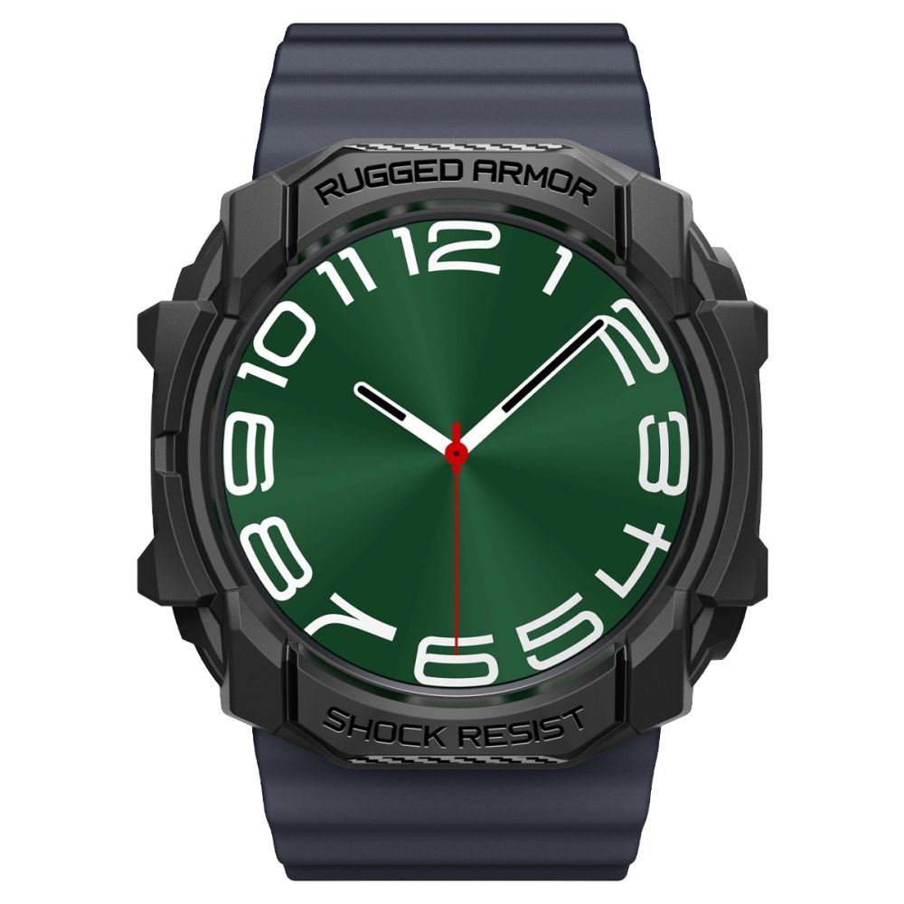 Accesoriu smartwatch Spigen Rugged Armor (ACS08426) compatibil cu Samsung Galaxy Watch Ultra 47mm, Negru