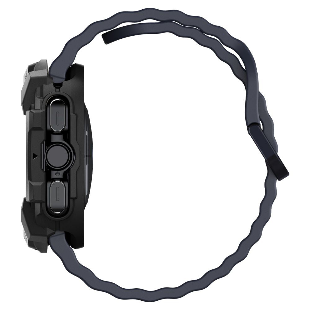 Accesoriu smartwatch Spigen Rugged Armor (ACS08426) compatibil cu Samsung Galaxy Watch Ultra 47mm, Negru