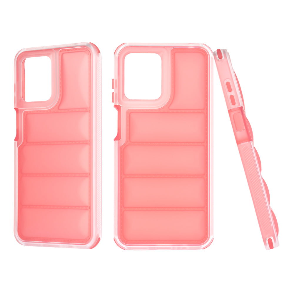 Husa de protectie Techsuit Wave Shield compatibil cu Motorola Moto G13 / G23 / G53, Rosu