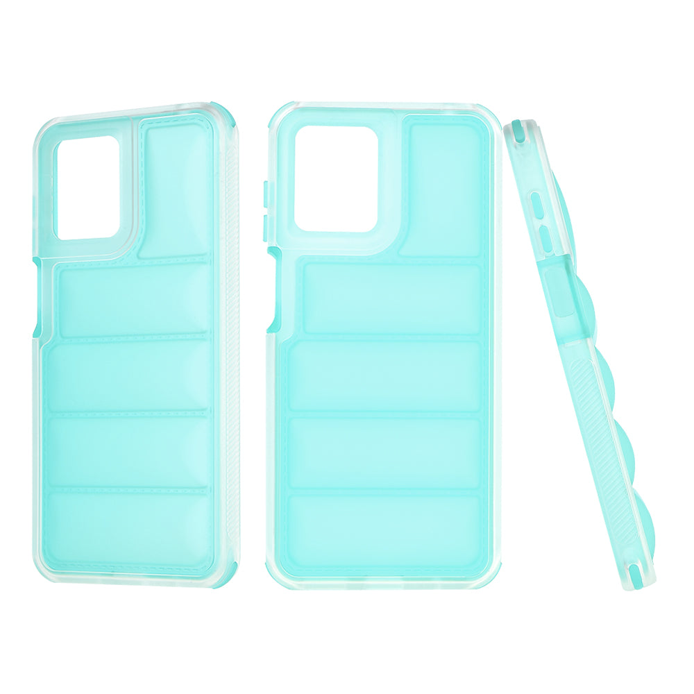 Husa de protectie Techsuit Wave Shield compatibil cu Motorola Moto G14, Turcoaz