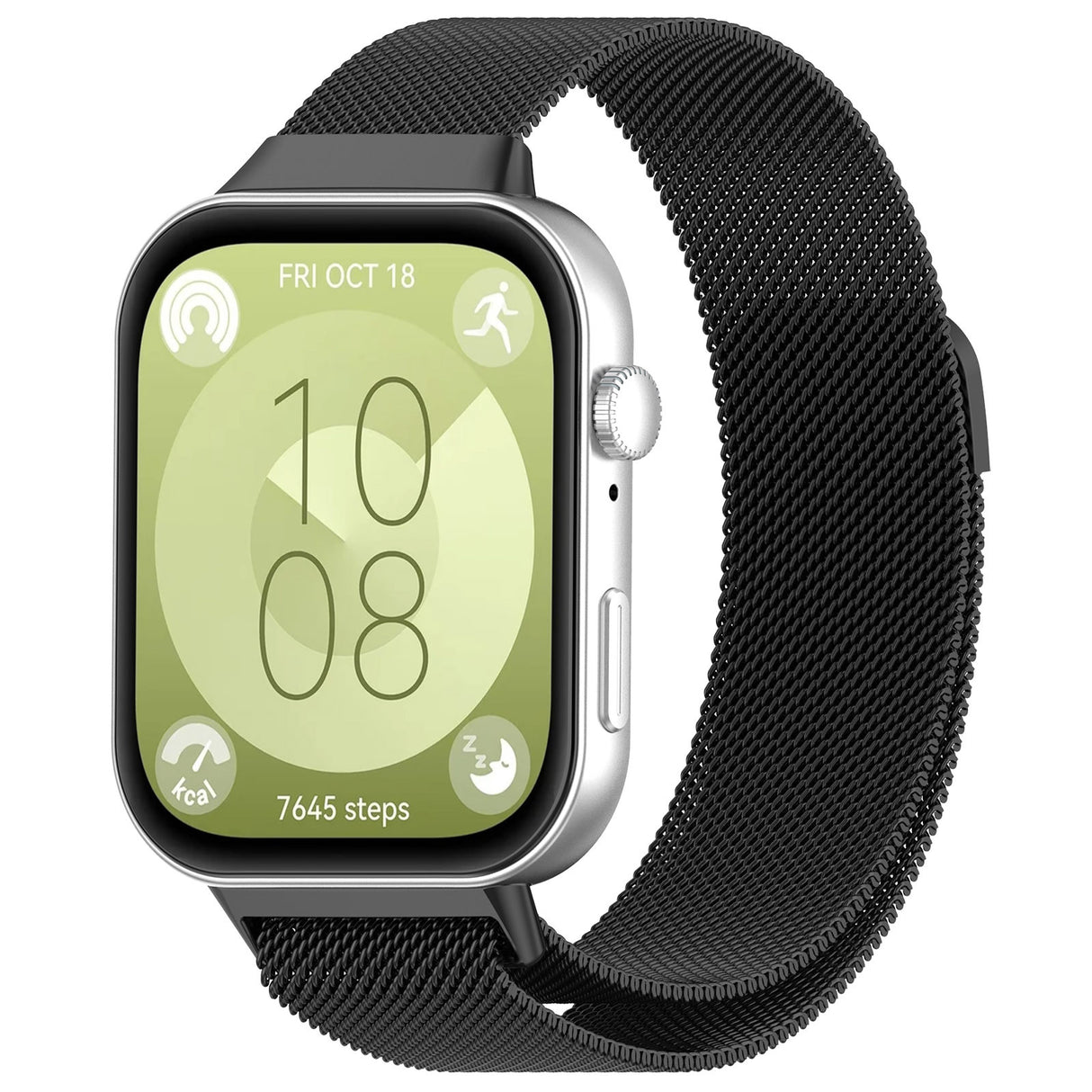 Curea smartwatch Techsuit Watchband (W009) compatibil cu Huawei Watch Fit 3 / Fit 4 / Fit 4 Pro, Negru