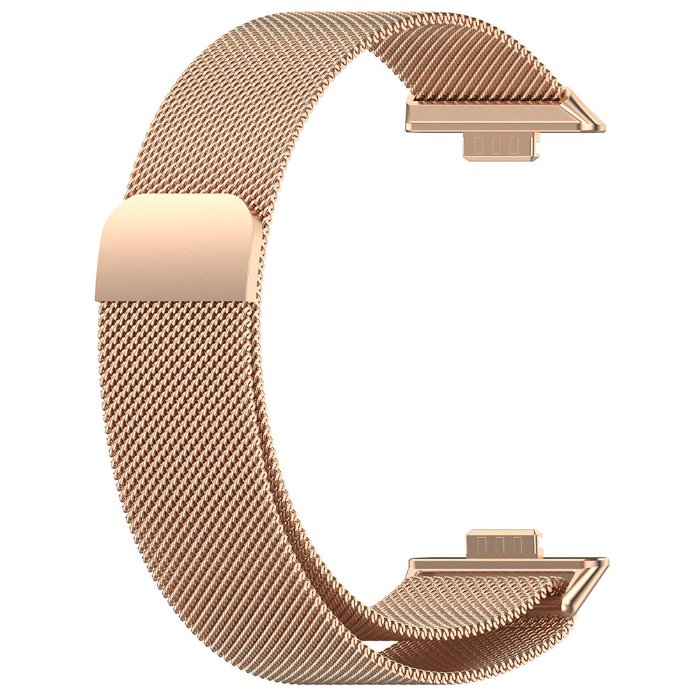 Curea smartwatch Techsuit Watchband (W009) compatibil cu Huawei Watch Fit 3 / Fit 4 / Fit 4 Pro, Roz Auriu
