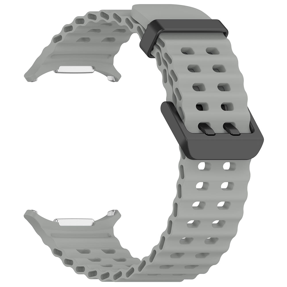 Curea smartwatch Techsuit Watchband (W062) compatibil cu Samsung Galaxy Watch Ultra 47mm / Watch Ultra 2, Gri