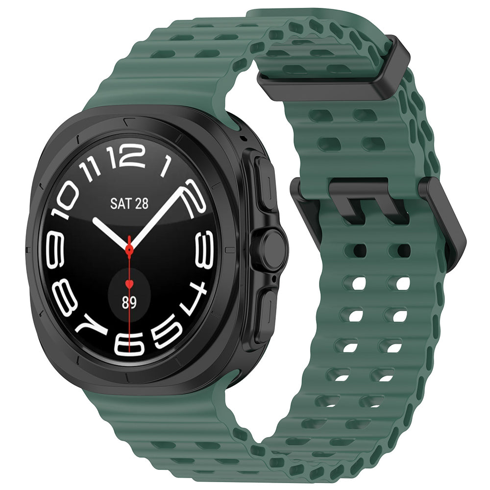 Curea smartwatch Techsuit Watchband (W062) compatibil cu Samsung Galaxy Watch Ultra 47mm / Watch Ultra 2, Verde