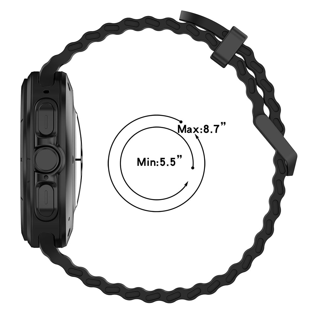TechSuit Curea smartwatch Techsuit Watchband (W062) compatibil cu Samsung Galaxy Watch Ultra 47mm / Watch Ultra 2, Bleum