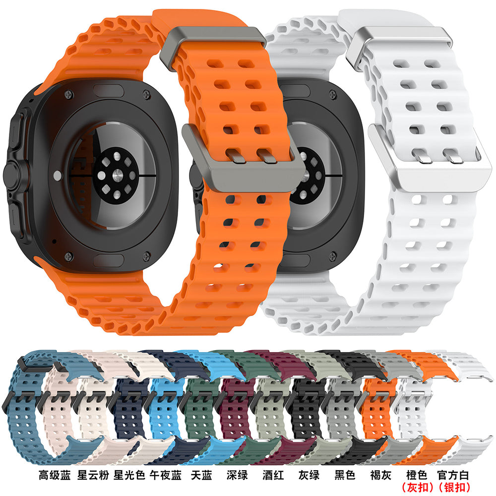 TechSuit Curea smartwatch Techsuit Watchband (W062) compatibil cu Samsung Galaxy Watch Ultra 47mm / Watch Ultra 2, Bleum