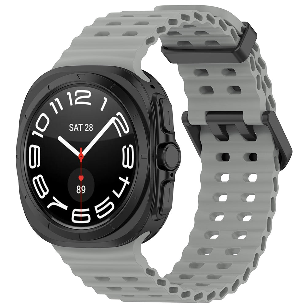 Curea smartwatch Techsuit Watchband (W062) compatibil cu Samsung Galaxy Watch Ultra 47mm / Watch Ultra 2, Gri