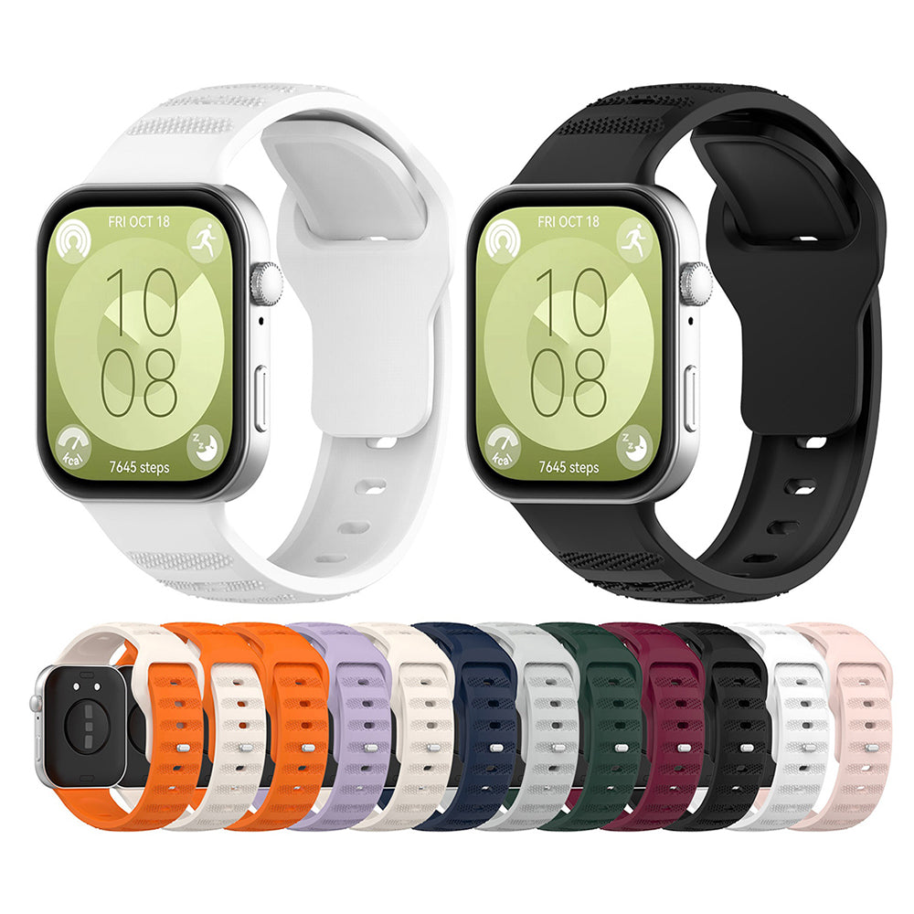 Curea smartwatch Techsuit Watchband (W050) compatibil cu Huawei Watch Fit 3 / Fit 4 / Fit 4 Pro, Mov