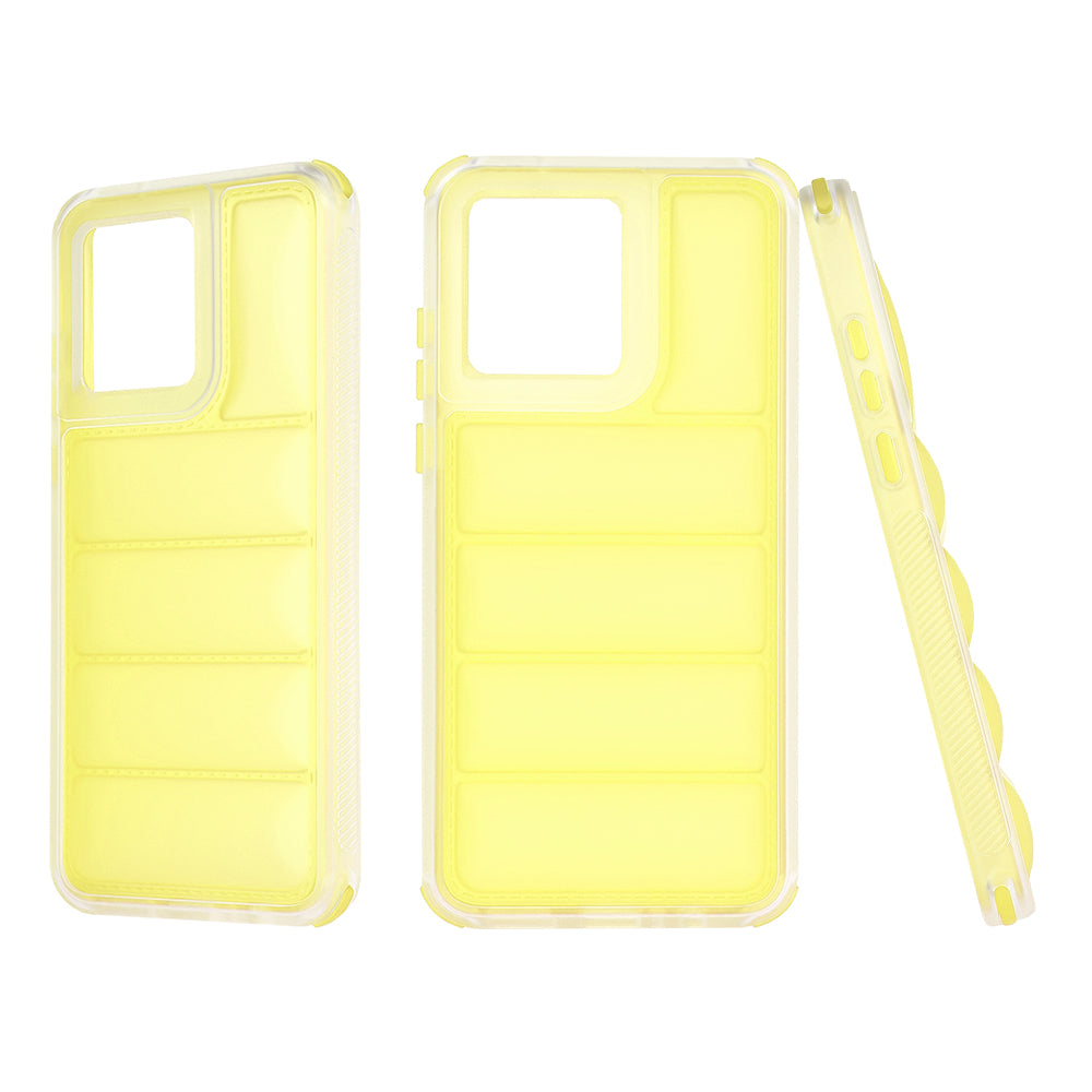 Husa de protectie Techsuit Wave Shield compatibil cu Motorola Moto G84, Galben