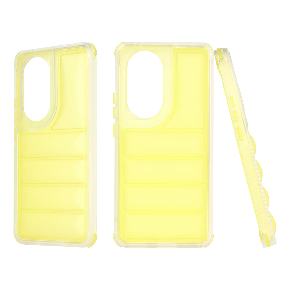 Husa de protectie Techsuit Wave Shield compatibil cu Oppo Reno10 / Reno10 Pro, Galben