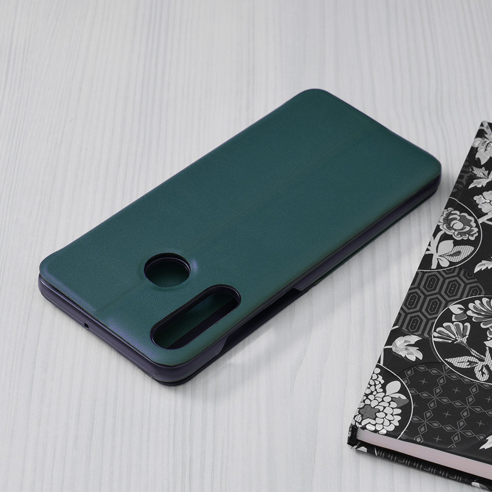 Husa de protectie Techsuit eFold Series compatibil cu Huawei P30 Lite / P30 Lite New Edition, Verde Inchis