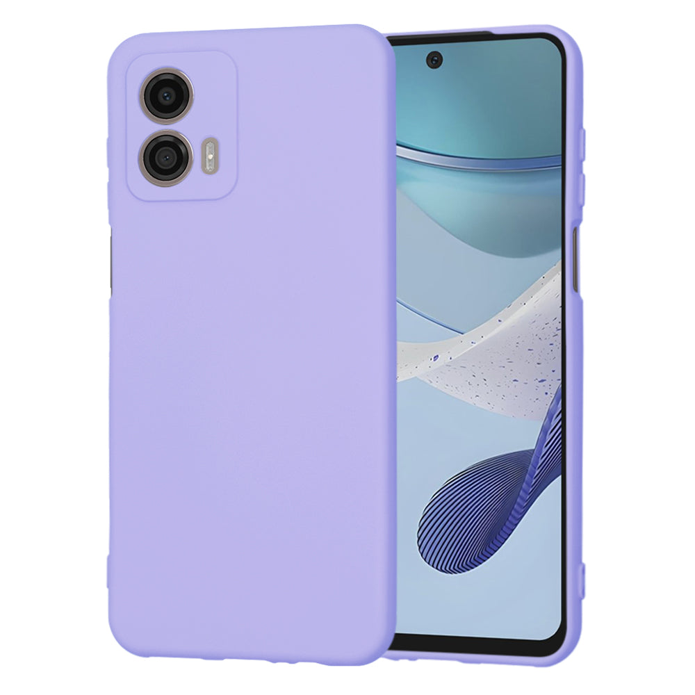 Husa de protectie Techsuit SoftFlex compatibil cu Motorola Moto G53, Mov Deschis