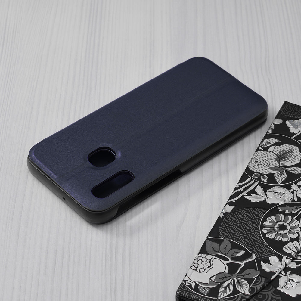 Husa de protectie Techsuit eFold Series compatibil cu Samsung Galaxy A20e, Albastru Inchis