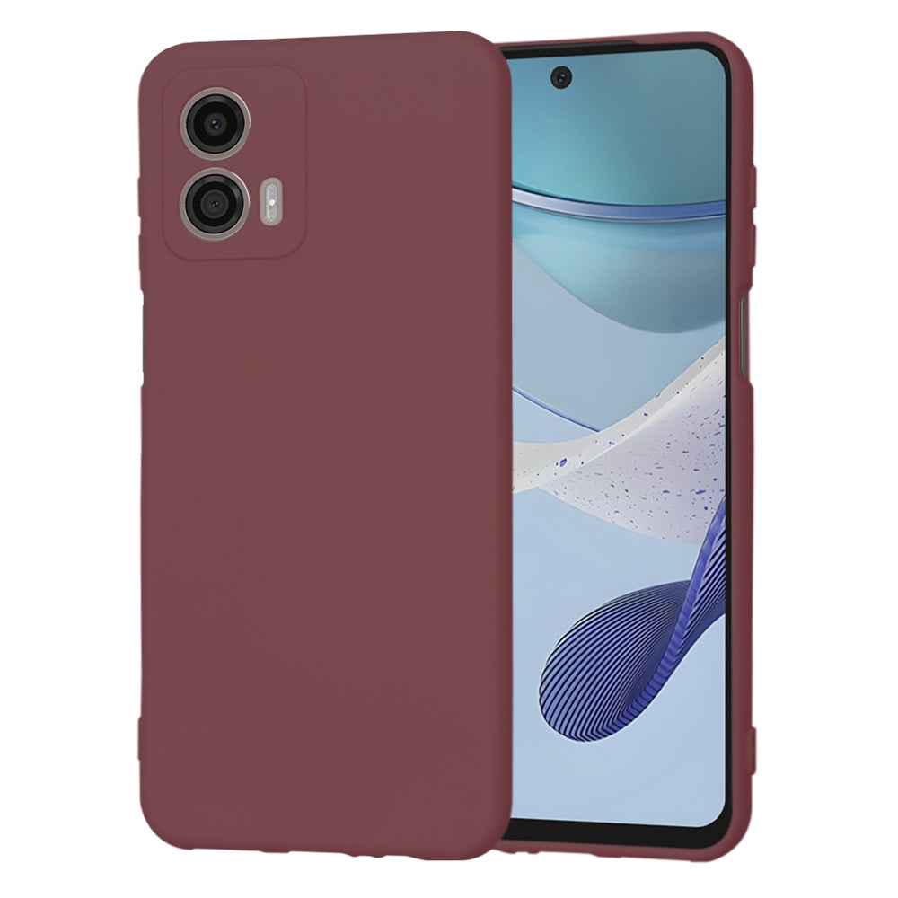 Husa de protectie Techsuit SoftFlex compatibil cu Motorola Moto G53, Plum Red