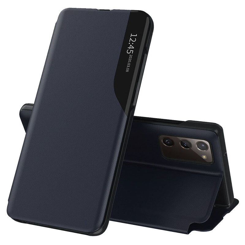 Husa de protectie Techsuit eFold Series compatibil cu Samsung Galaxy S20 FE 4G / S20 FE 5G, Albastru Inchis