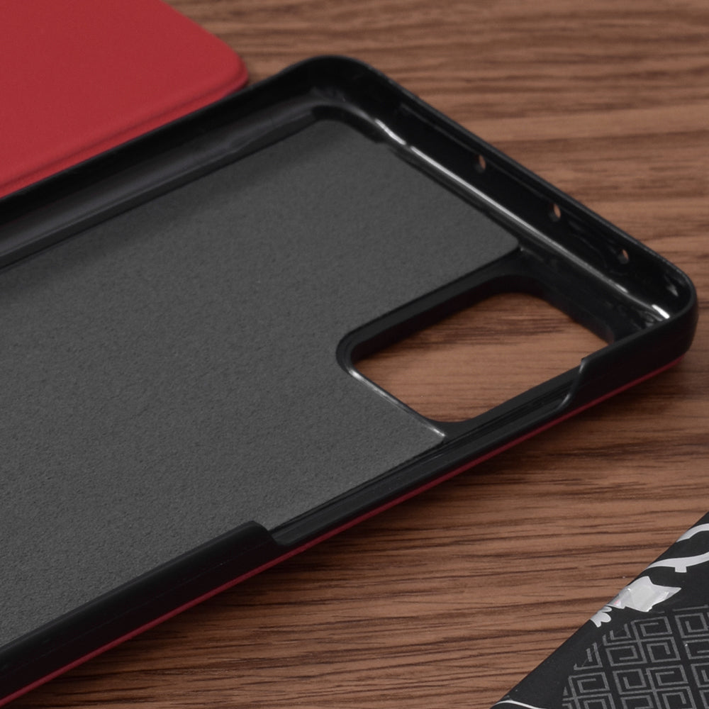Husa de protectie Techsuit eFold Series compatibil cu Samsung Galaxy A51 4G, Rosu