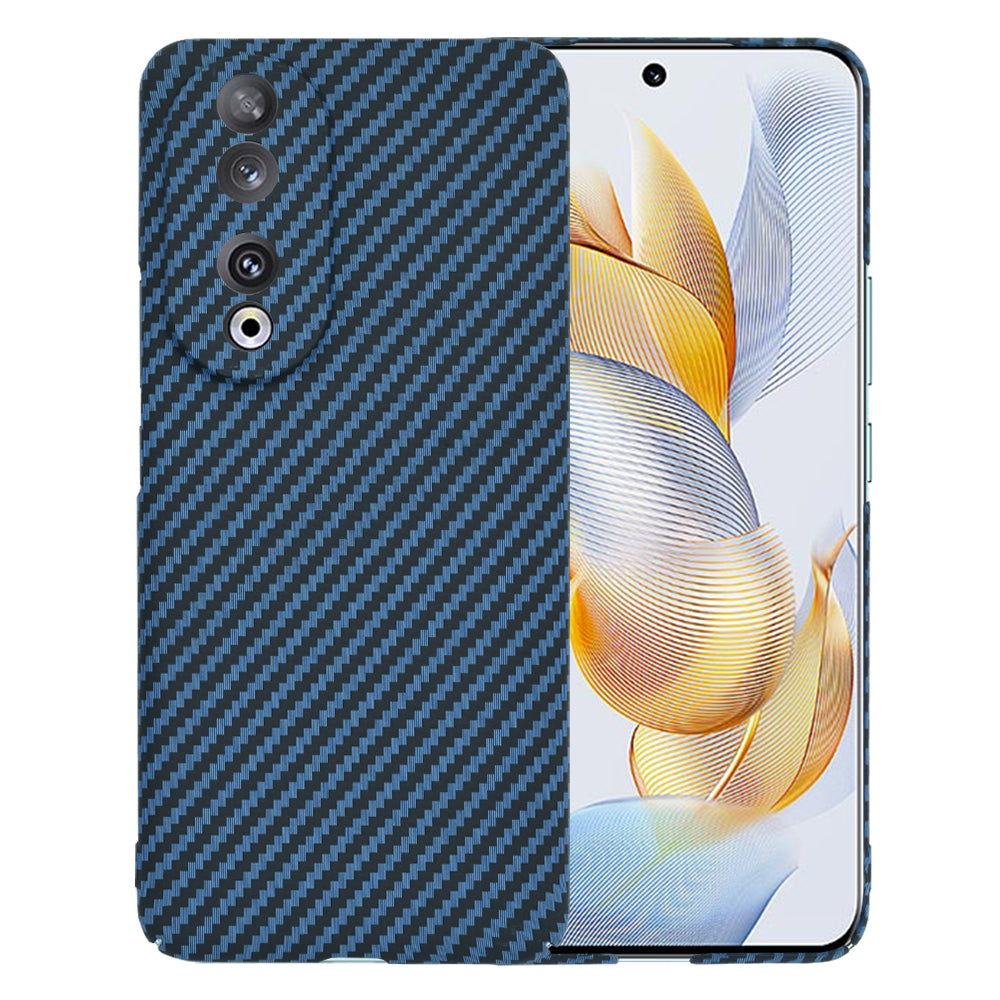 Husa de protectie Techsuit Carbonite FiberShell compatibil cu Honor 90, Cyan