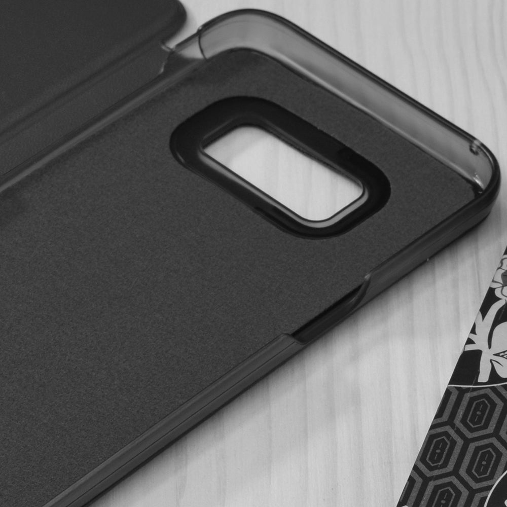 Husa de protectie Techsuit eFold Series compatibil cu Samsung Galaxy S8, Negru
