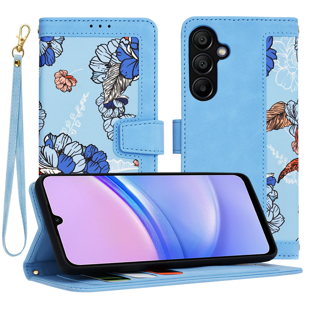 Husa de protectie Techsuit FlipCraft compatibil cu Samsung Galaxy A15 4G / A15 5G, Vibrant Blue