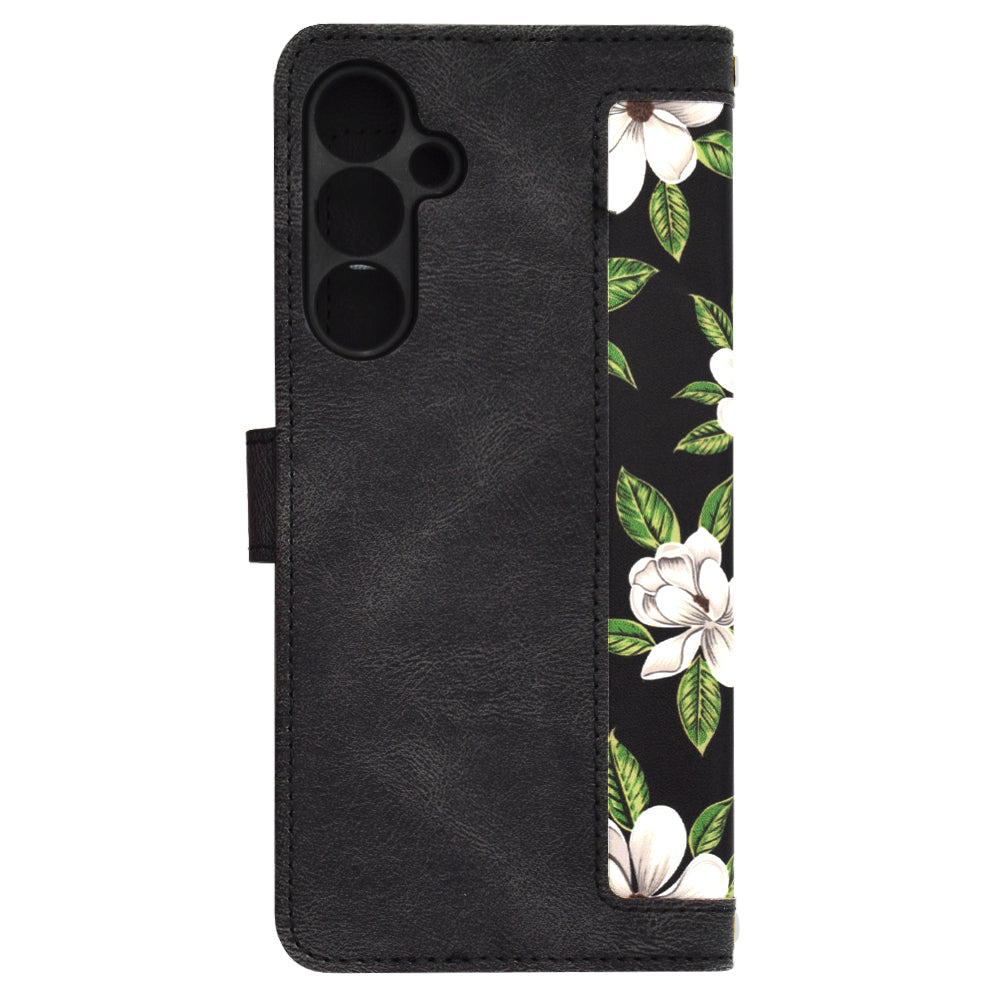 Husa de protectie Techsuit FlipCraft compatibil cu Samsung Galaxy A55 5G, Flowers of the Dawn