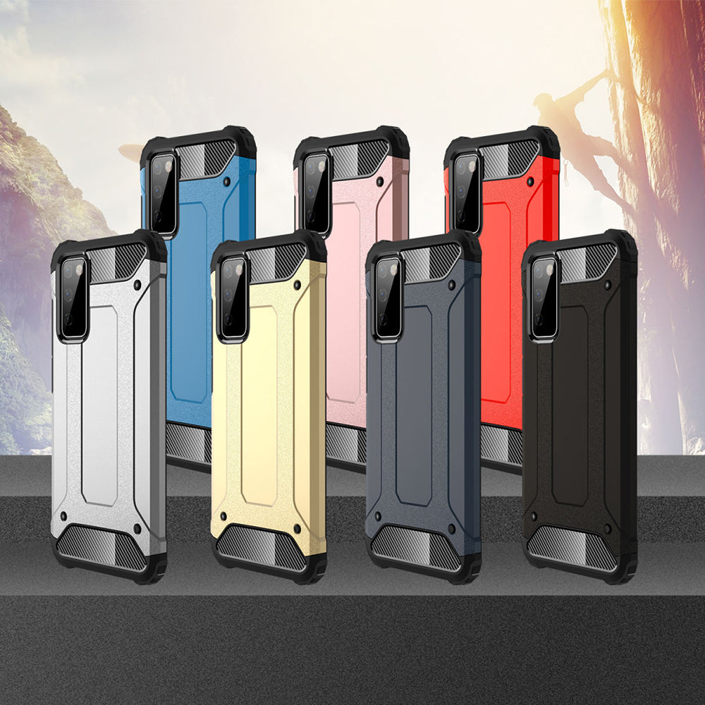 Husa de protectie Techsuit Hybrid Armor compatibil cu Samsung Galaxy S20 FE 4G / S20 FE 5G, Negru
