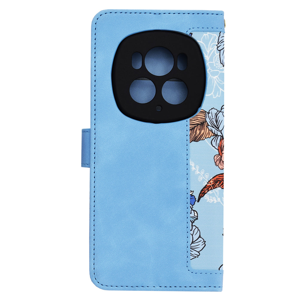 Husa de protectie Techsuit FlipCraft compatibil cu Honor Magic6 Pro, Vibrant Blue