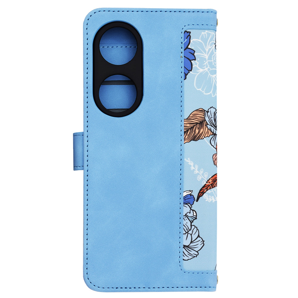 Husa de protectie Techsuit FlipCraft compatibil cu Honor X7b / X7b 5G / 90 SMART, Vibrant Blue